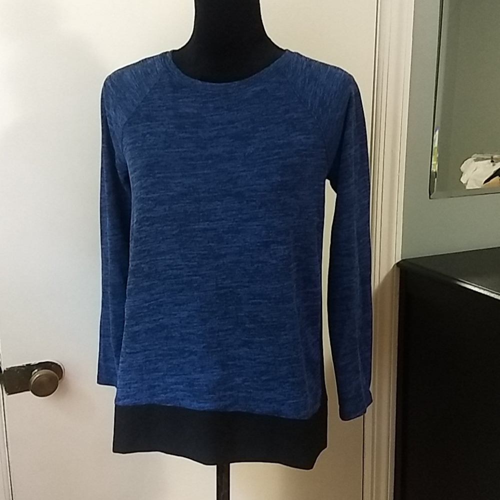 J. Crew Color Block Long Sleeve Top